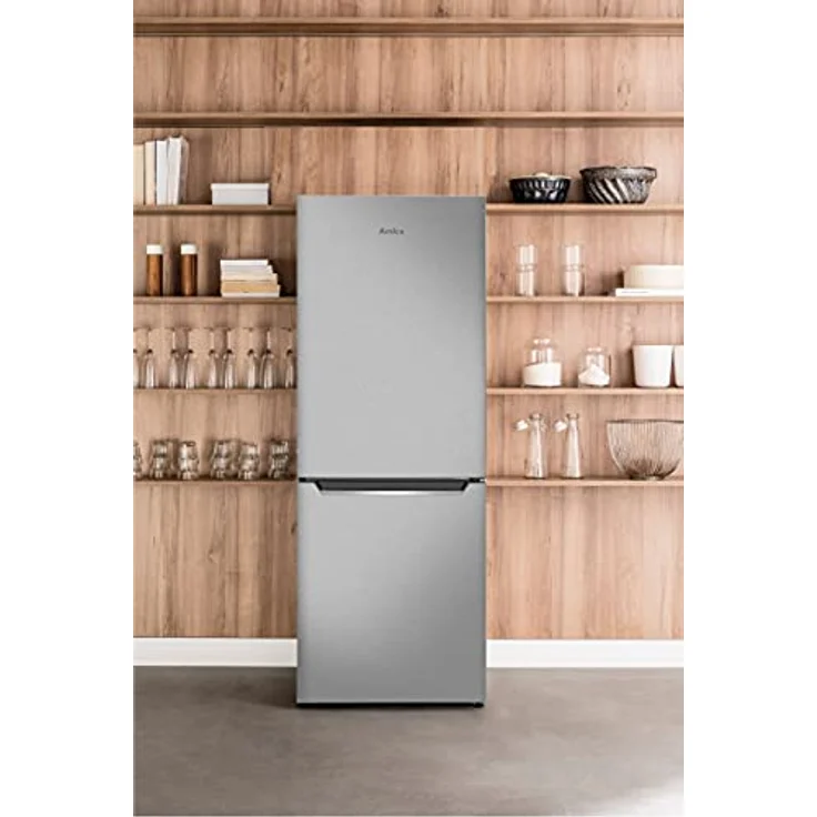 Amica AKG 3840 E Kühl-/Gefrierkombination / Doppeltürer / 144(H) x 47,4(B) / Edelstahloptik – Bild 2