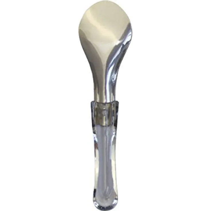 Schneider Eisspachtel Eisportionierer, Edelstahl, Griff aus Kunststoff 260mm, transparent