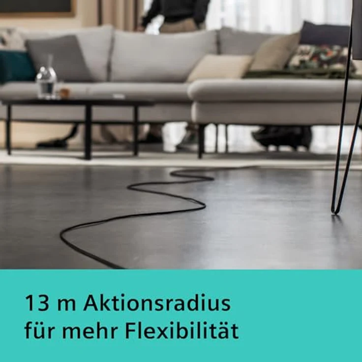 Siemens Staubsauger mit Beutel Q5.0 extreme silencePower VSQ5X1232, für Allergiker, 850 W, starke Saugleistung, lange Reichweite, schwarz – Bild 5