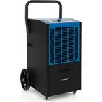 COSTWAY Luftentfeuchter, 66,00 l/Tag Entfeuchtung, blau, für 1254 m³ Räume