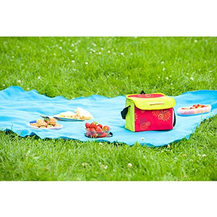 Campingaz Kühltasche, Pink Daisy, faltbar, 37 x 22 x 36 cm, rot – Bild 4