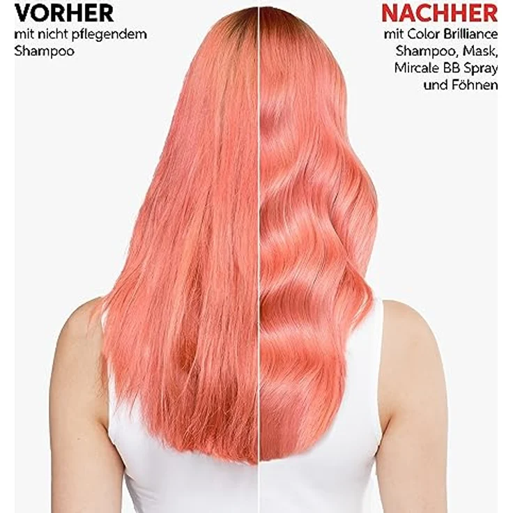 Wella Professionals Invigo Color Brilliance Shampoo Coarse – Glanzshampoo für dickes, gefärbtes Haar – milde Pflege mit Vitamin E und niedrigem pH-Wert – 1 L – Bild 3
