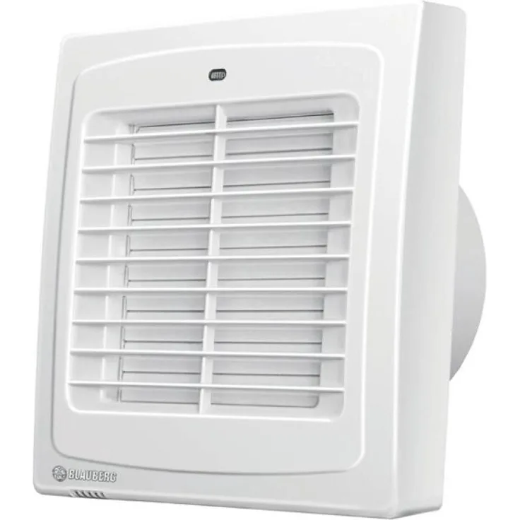 Blauberg Auto 100T, Belüftungsventilator mit Timer für Badezimmer, 100 mm Anschlussdurchmesser, 98 m³/h, weiß