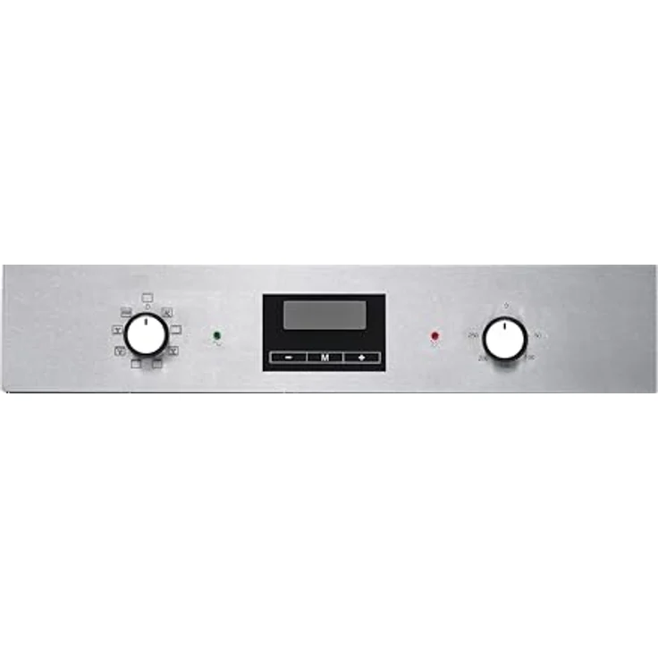 GERATEK Einbau Backofen Umluft Grill mit Display, Uhr & Timer, silber, Aluminium Knöpfe – Bild 2