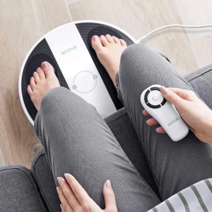 REVITIVE EMS-Fußmassage-Gerät ProHealth, Durchblutungs-Stimulator zur Schmerzlinderung und Verbesserung der Durchblutung, med. OxyWave-Technologie – Bild 3