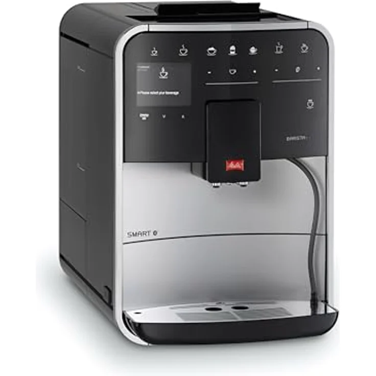 Melitta Caffeo Barista T Smart F831-101, Kaffeevollautomat, Smartphone-Steuerung mit Connect App, One Touch Funktion, Silber – Bild 4