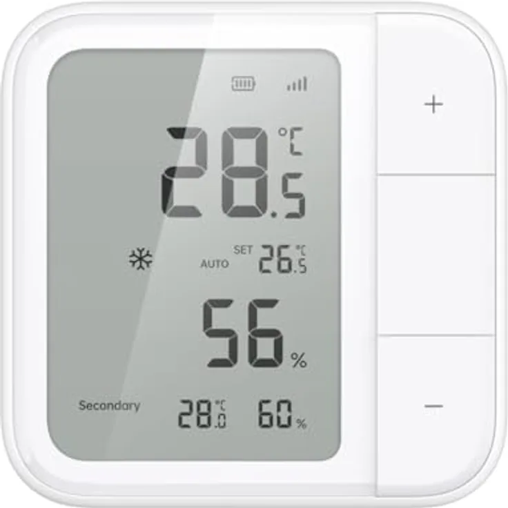 Aqara Smart Klimaanlage Sensor W100 TH-S04D, unterstützt Apple Home, präzise Temperatur- und Feuchtigkeitserfassung