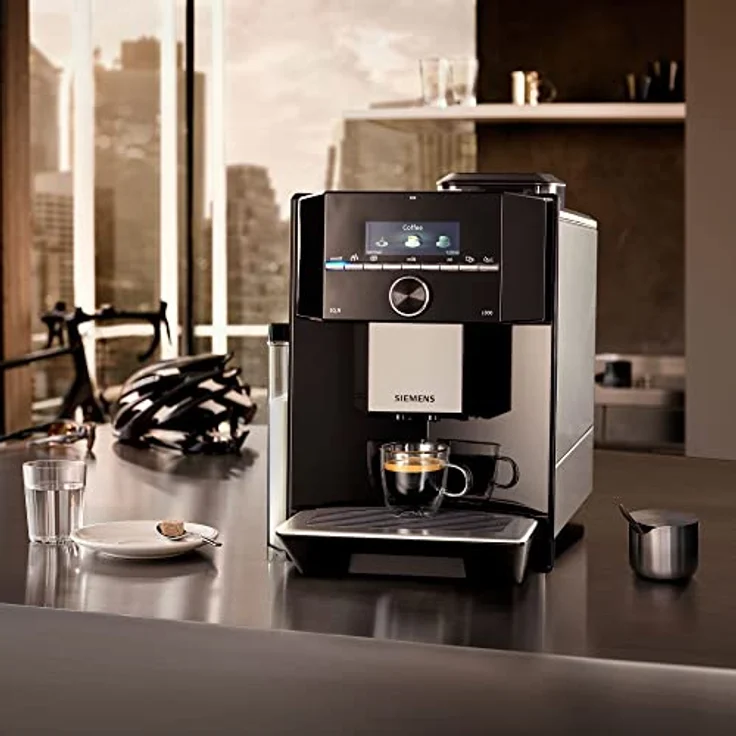 Siemens TI923309RW s300 EQ.9 Kaffeevollautomat, Touchscreen, iAroma System, 1500 Watt, schwarz, mit Milchsystem und integriertem Mahlwerk – Bild 6