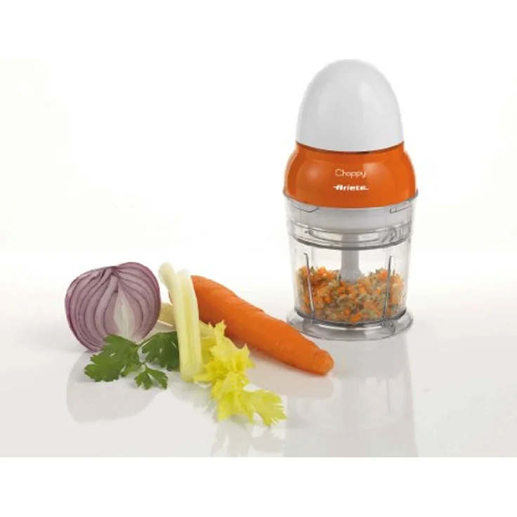 Ariete 1836 Choppy Zerkleiner, Küchenhelfer, 160 W, Kunststoff, Orange, Weiß – Bild 2