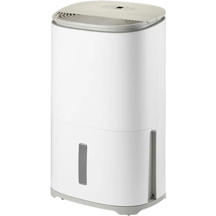 MEACO MeacoDry Arete® Warm Pebble One 20L, 2-in-1 Luftentfeuchter und Luftreiniger mit H13 HEPA-Filter, flüsterleise und energiesparend, für Schlafzimmer, Keller und Garagen – Bild 1