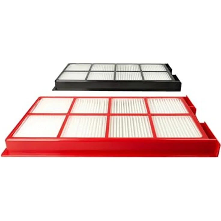vhbw Filterset kompatibel mit Zehnder ComfoAir 200 Lüftungsgerät - Luftfilter G4 - F7 (2 Stück), 29 x 15 x 5 cm, Weiß - Rot - Schwarz – Bild 4
