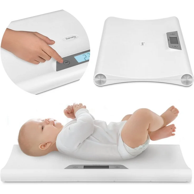 lionelo Personenwaage Babybalance, Set, Digital/Messwertspeicher/50g-20kg/4 Gewichtseinheiten – Bild 1