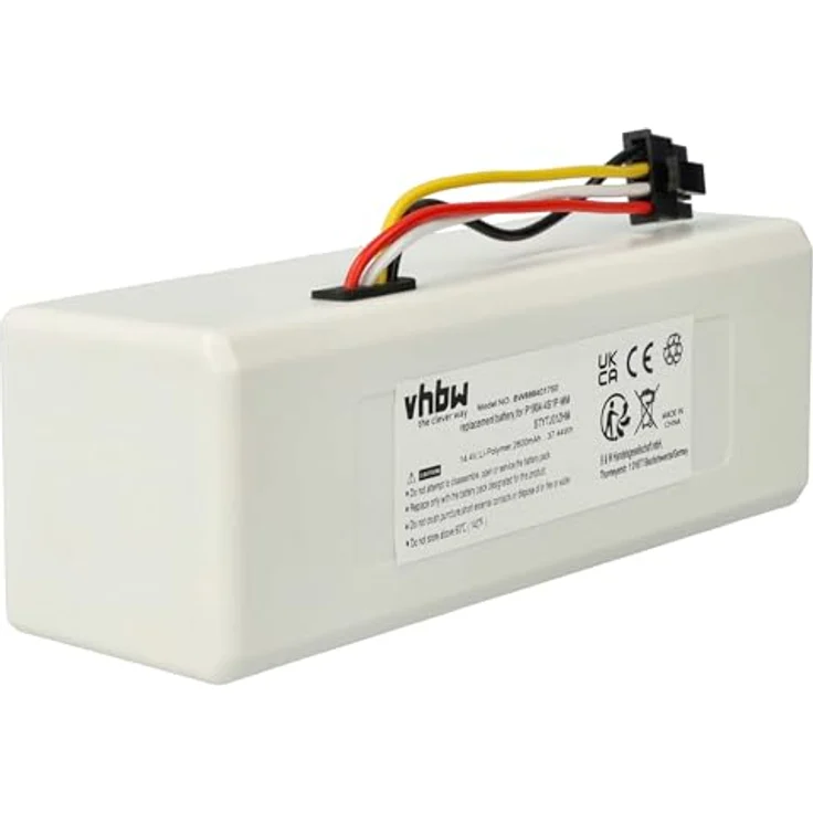 vhbw Akku für Xiaomi Dreame Bot L10s Ultra RLS6LADC & Bot L10s Ultra HA05-01H, 2600 mAh, 14,4 V, Li-Ion, wiederaufladbar – Bild 3