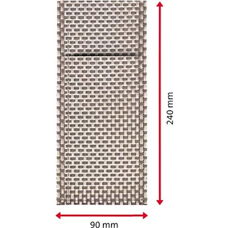 Westmark 6 Servietten-/Bestecktaschen, Saleen-Edition: Elegance, Grau/Silber, pflegeleicht und langlebig – Bild 4