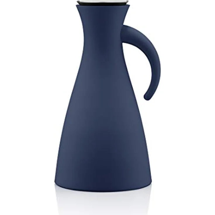 Eva Solo Isolierkanne, 1 L, Edelstahl, navy blau, 15,5 x 15,5 x 29 cm – Bild 2