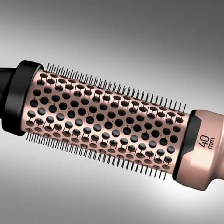 Revamp Professional Styler Keramik-Heizbürste - 40 mm Gold Edition, Warmluftbürste mit Keramik- und Ionentechnologie für glänzendes Haar und Volumen – Bild 5