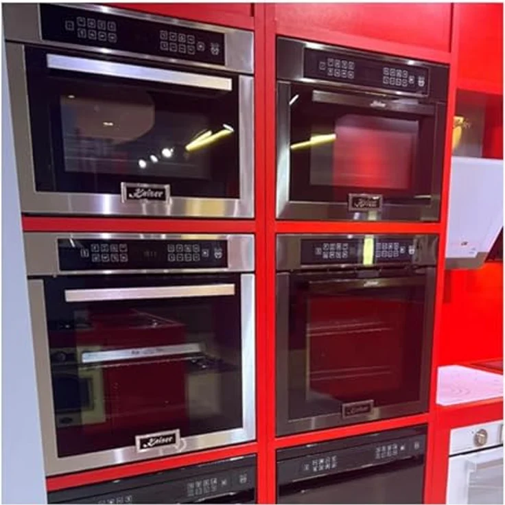 Kaiser EM 6307 R Einbau Mikrowellen Backofen, 38 L, 45 cm Hoch, Touch Control, 22 Funktionen, Elektronische Schaltuhr, Heißluft System, Infrarotgrill, Edelstahl, Mikrowelle Backofen – Bild 3