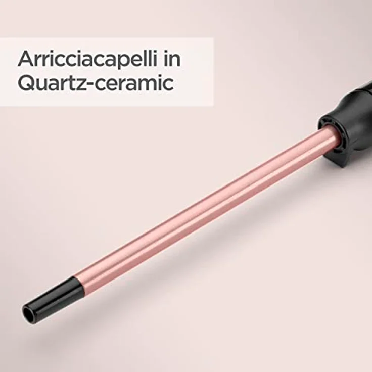 Babyliss 10mm Curling mit Quartz-Keramik Beschichtung für Afro-Locken rosa Schwarz C449E für voluminöse & glamouröse Locken – Bild 4