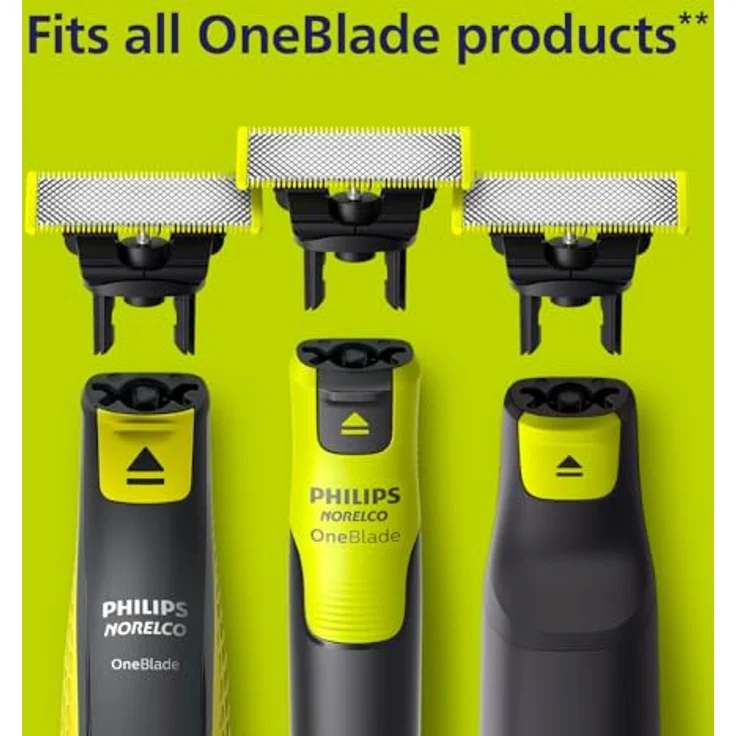 Philips Bodycare QP240/50 Rasierklingen Schwarz, Grün, Silber 4 St. – Bild 3