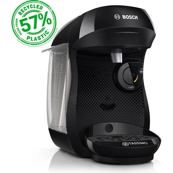 TASSIMO Kapselmaschine TAS102E, Recycled black, 1400 W, Made in Europe – Bild 1