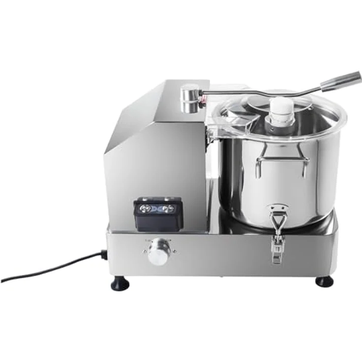 Royal Catering Gemüseschneider 12L Edelstahl Gastro, 2000 W, Profi-Tischcutter mit 1.200 Watt Leistung – Bild 3