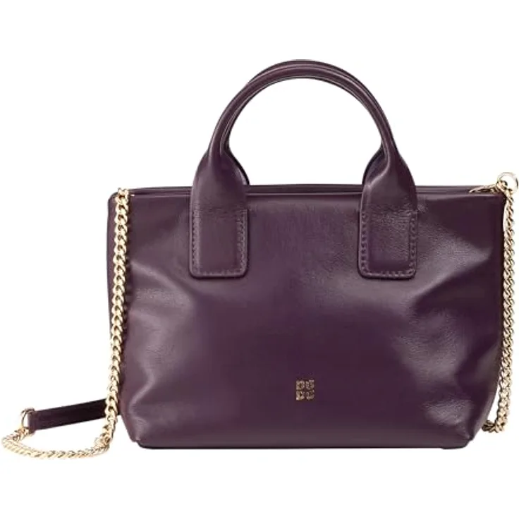 Dudu Ibiza Handtasche, Leder 22 cm, elegante Umhängetasche