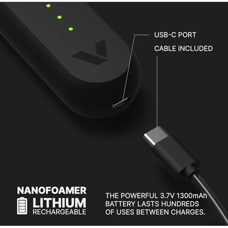 Subminimal NanoFoamer Lithium Hand Milchschäumer | Mikro geschäumte Milch für Premium Barista-Style Kaffeegetränke | Wiederaufladbarer Milchaufschäumer für Cappuccino,Latte,Heiße Schokoladen und mehr – Bild 3