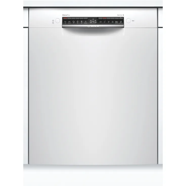 Serie 4, Unterbau-Geschirrspüler, 60 cm, Weiß, SMU4HCW48E
