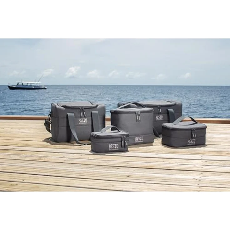 Resto Kühlbox 5519, 19 l mit PEVA-Isolierung und Seitentasche, strapazierfähiges Polyester, ideal für Picknick und Ausflüge – Bild 8