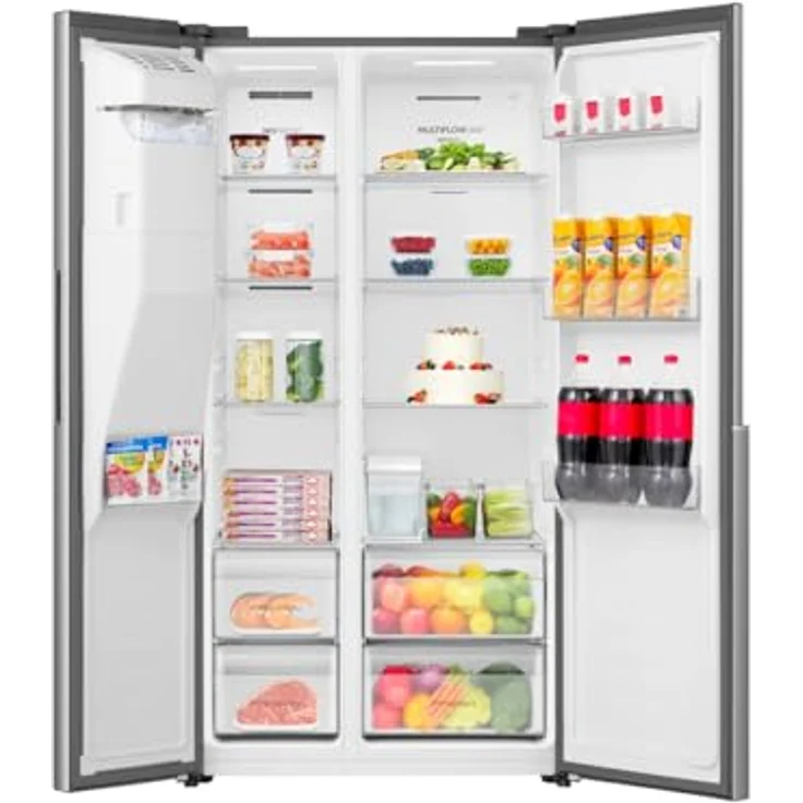 Gorenje NRS917E61X, freistehender Side-by-Side Kühlschrank, Edelstahl, 178.6 x 91.1 x 61.5 cm – Bild 4