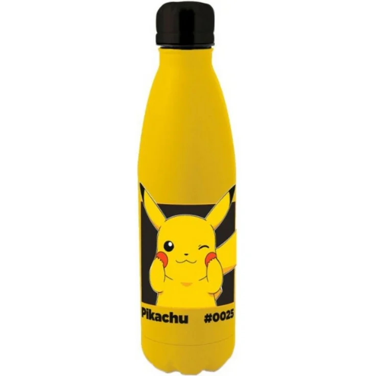 POKÉMON Trinkflasche, robuste 500 ml Wasserflasche für unterwegs mit praktischem Design – Bild 1