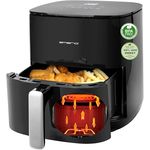 Emerio Heißluftfritteuse XL 5L | 2 Heizelemente aus Edelstahl | 8 Automatikprogramme | BPA-frei | 2000W | AF-131797.1