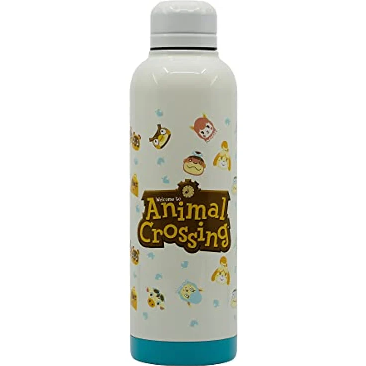 Stor Edelstahl-Thermosflasche Animal Crossing, 515 ml, offizielle Lizenz – Bild 1
