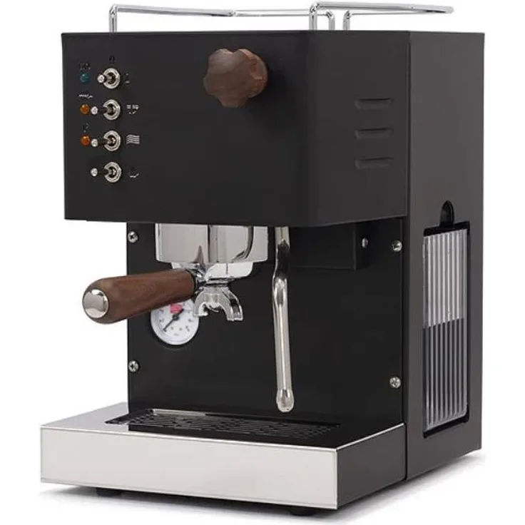 Quick Mill Pippa, Espressomaschine mit leistungsstarkem Kessel und Manometer, schwarz