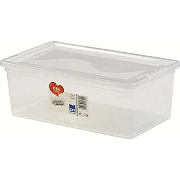 Kis L Aufbewahrungsbox C Box 27 Liter in transparent, Plastik, 55x38.5x16.5 cm – Bild 1