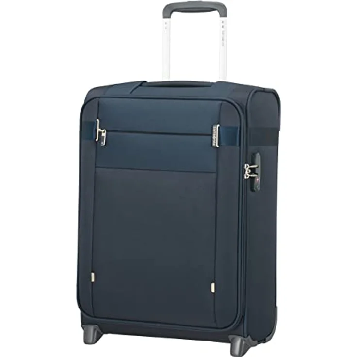 Samsonite Citybeat - Spinner S (Länge: 40 cm), Handgepäck, 55 cm, 42 L, Blau (Navy Blue) – Bild 1