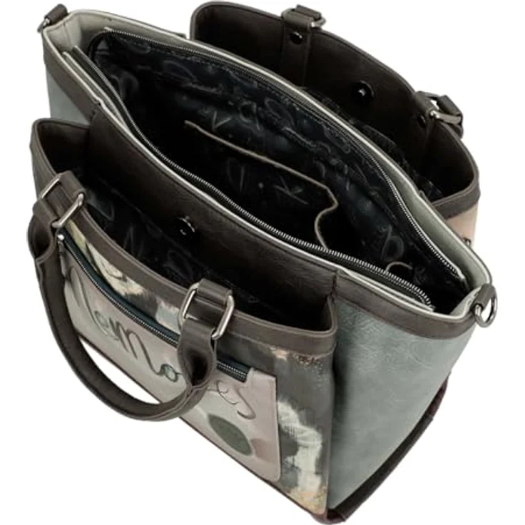 Anekke Real Shopper Tasche 38 cm, mehrfarbig, 100% Polyurethan, 38 x 14 x 25 cm – Bild 7
