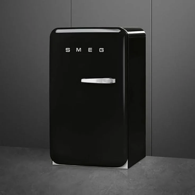 Smeg Kühlschrank 1P FAB10LBL6, schwarzer Einzelkühlschrank, 0,97 m, linksseitige Türöffnung – Bild 4