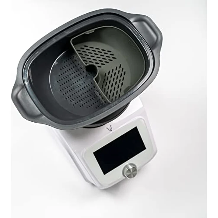 Mixcover Küchenmaschinen-Adapter mixcover Garraumteiler (HALB) für Monsieur Cuisine Connect & Smart Dampfgarraum – Bild 2