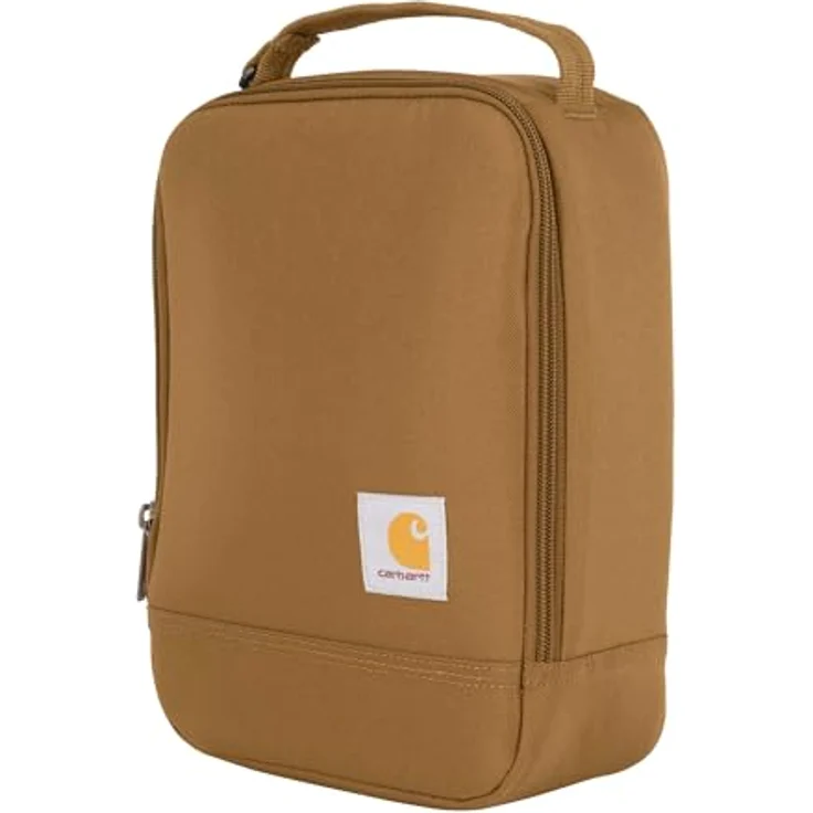 Carhartt Isolierter Lunch-Kühler, vollständig isoliert mit 8+ Stunden Kühlung, wasserabweisend, Carhartt Brown – Bild 1