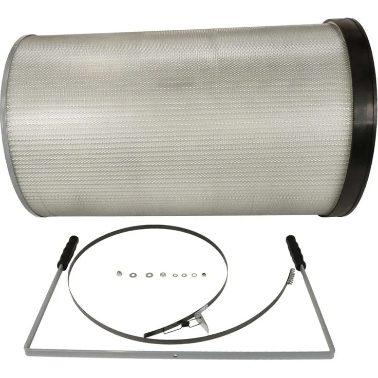 VHBW Feinstaubfilter Ersatz für Holzmann 9120058378515, Filterpatrone mit Reinigungsbürste für Absauganlage, M5 Filtereffizienz