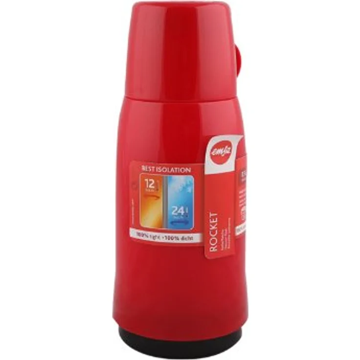 Emsa 502444 Isolierflasche, Mobil genießen, 500 ml, Schraubverschluss, Rot, Rocket – Bild 9