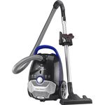 Fakir Blue Vac Power TS 721 Staubsauger mit Beutel, HEPA 14 Filter, 12 m Aktionsradius, Blau, 800 Watt, 69dB(A) leise, Zubehörfach