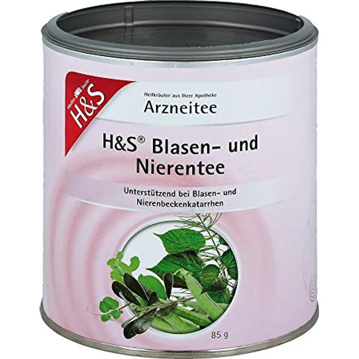 H&S Blasen- und Nierentee lose, 85 g zur Unterstützung bei Blasen- und Nierenbeckenkatarrhen – Bild 1