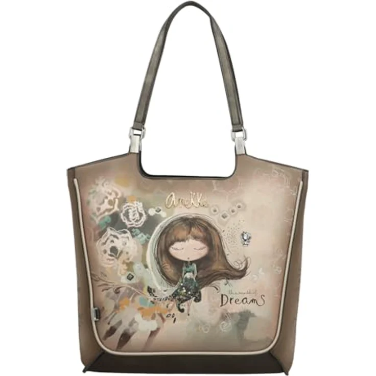 Anekke Real Shopper Tasche, 38 cm x 12 cm x 33 cm, mehrfarbig, 100% Polyurethan – Bild 7
