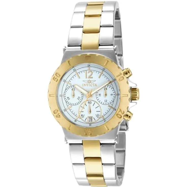 Invicta Armbanduhr Damen Specialty Chronograph 14855, Quarzuhr, 38 mm, bicolor