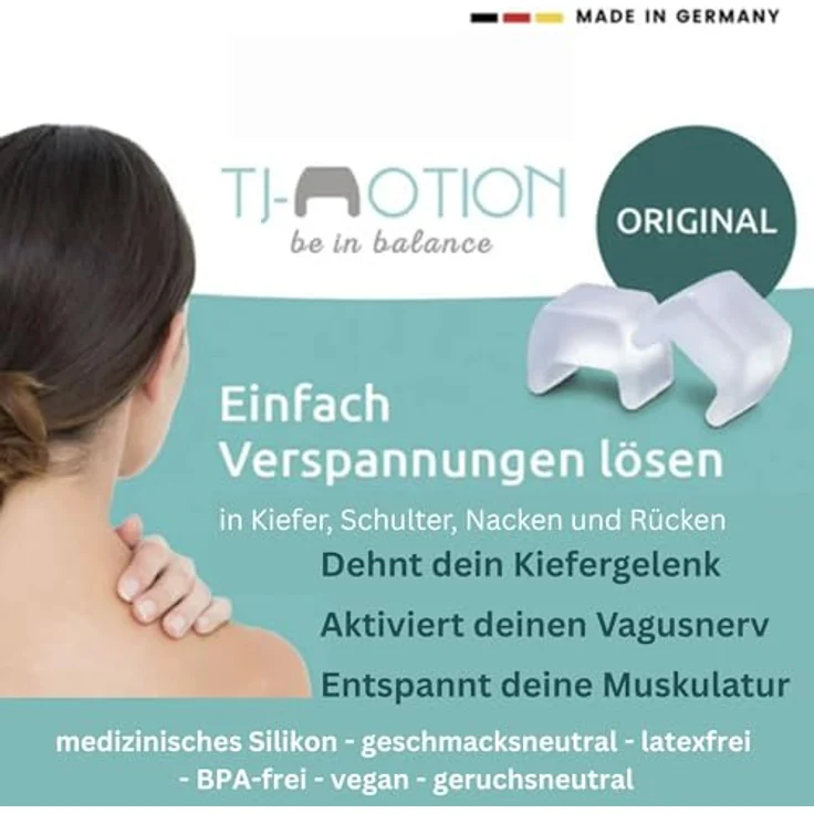 TJ-MOTION be in balance TJ-Motion Aligner, sanfte Kieferdehnung zur Muskelentspannung, 2er Pack aus medizinischem Silikon – Bild 7