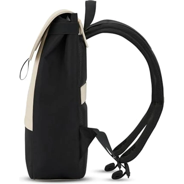 Kapten & Son Freizeitrucksack, 39,5 x 28,5 x 12,5 cm, mit fünf Innentaschen und Anti-Diebstahl-Laptop-Fach, schwarz – Bild 4