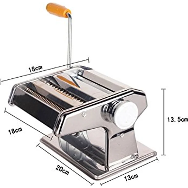 Nudelmaschine Pastamaschine verchromt für Spaghetti und Tagliatelle 12243 – Bild 4