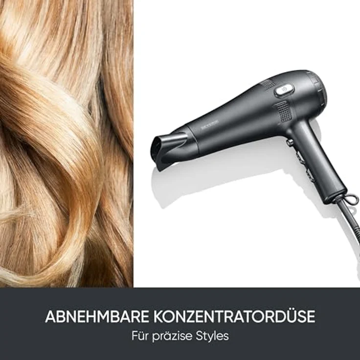 SEVERIN Haartrockner, leistungsstarker Haar Trockner mit Kaltlufttaste, 2.100 Watt, schwarz – Bild 4